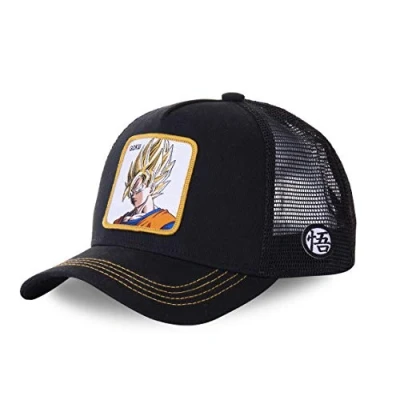 Imagen de Capslab Son Goku Dragon Ball Z Black Trucker Cap One Size