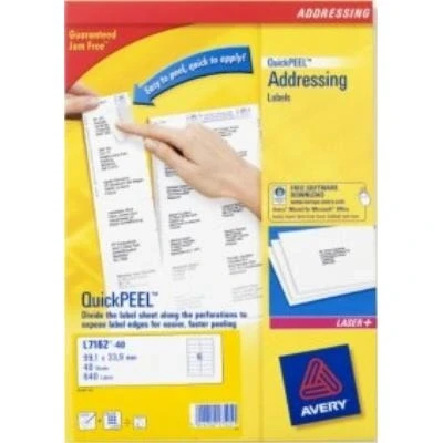 Imagen de Avery L7162 40 Etiqueta Para Dirección Etiquetas