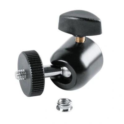 Imagen de K&amp;M 19695 Adaptador giratorio M 1/4&quot;, H 3/8&quot; negro