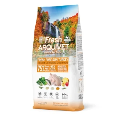 Imagen de Arquivet Fresh Free Run Turkey 10Kg Pienso Semihúmedo