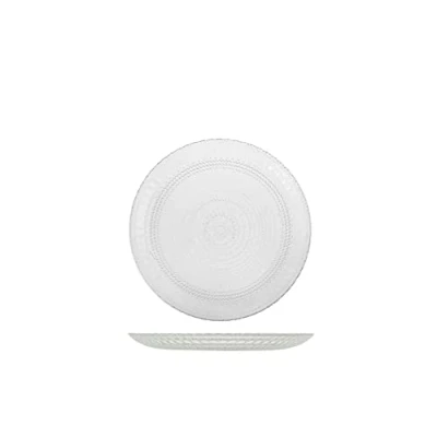Imagen de H&amp;h set 6 piatti in vetro venere trasparente frutta cm21