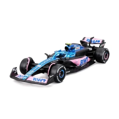 Imagen de Bburago Fórmula 1 Alpine 2023 de Pierre Gasly Reproducción vehículos a 1/43 Colección Racing Juguete para niños coleccionables Partir 3 años 38072G