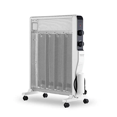 Imagen de Taurus Tropicano Mica 3D 2000 Radiador de mica, 2000W, 2 potencias, calor tridimensional, IP24, protección sobrecalentamiento, super silencioso, anti vuelco, ruedas multidireccionales, hasta 20m2