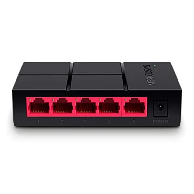 Imagen de Switch Mercusys MS105G, 5 puertos Ethernet, 1000 Mbps, Negro
