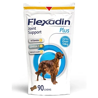 Imagen de Vetoquinol Flexadin Plus MAX Envase con 90 Comprimidos de Alimento Complementario Dietético para Perros