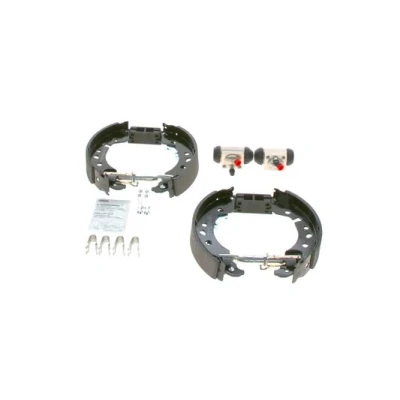 Imagen de BOSCH 0 204 114 708 Zapatas de freno 203 38 con accesorios, cilindro rueda reajuste automático SMART: Fortwo III Coupé