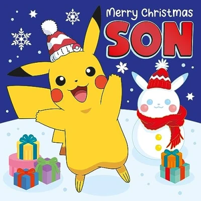 Imagen de Danilo Promotions LTD Pokemon Tarjeta de Navidad para hijo