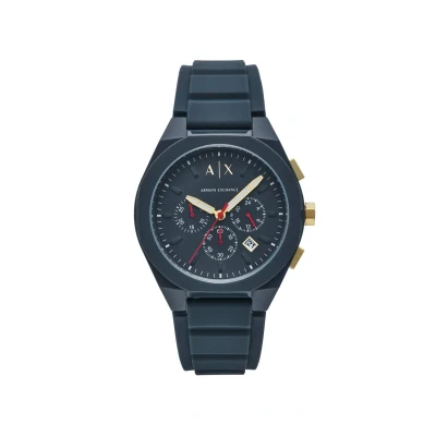 Imagen de Armani Exchange Reloj Analógico para Hombres de Cuarzo con Correa en Silicona AX4168