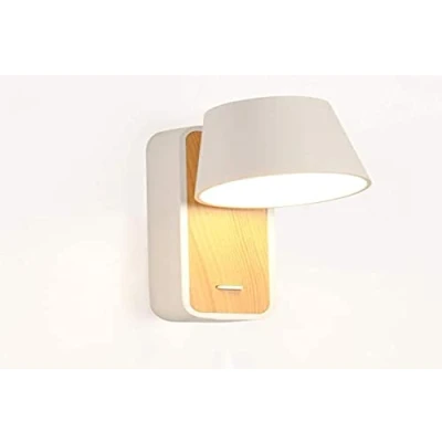 Imagen de BarcelonaLED Foco LED de Superficie Pared Blanco Orientable Lámpara Plafón con Bombilla GU10 5W Calido para Luz Interior Techo Salón Cuadro Espejo