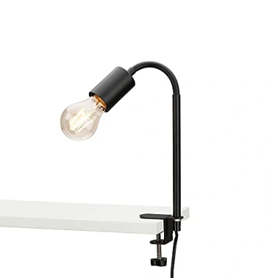 Imagen de Briloner Lámpara de pinza Krampo Retro brazo flexible negro