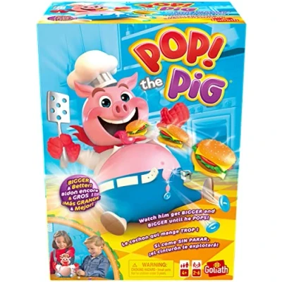 Imagen de Goliath Games Pop The Pig: Juegos para Niños Aún Más Grandes y Mejores 2 A 6 Jugadores Partir de 4 Años