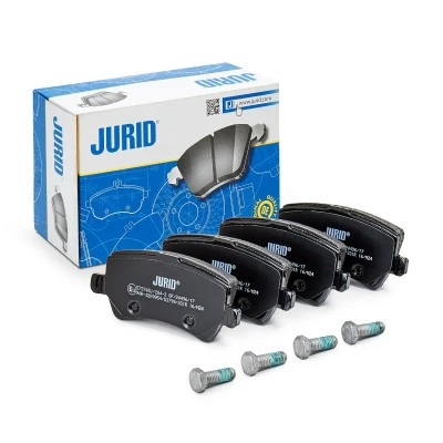 Imagen de JURID 573748J Juego de pastillas freno no preparado para indicador desgaste con accesorios VOLVO: XC60 I, II, S60 II