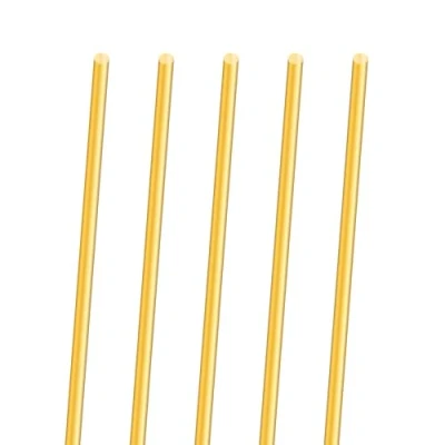 Imagen de 5 varillas de latón 3 mm, iMeistek 300 mm longitud, latón, sólidas, redondas, para torno, barra bar, manualidades bricolaje