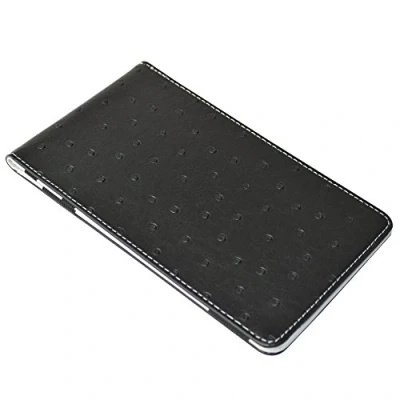 Imagen de On Par Premium Scorecard Holder Soporte para Tarjeta de puntuación Golf con Efecto Avestruz, Color Negro y Blanco, Unisex
