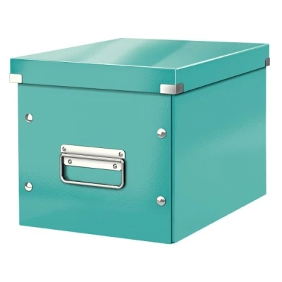 Imagen de Leitz Caja de almacenaje cúbica, Tamaño mediano, Turquesa, Click &amp; Store, 61090051