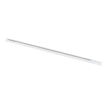 Imagen de QAZQA carril 1 metro blanco para monofásico Alargada Adecuado LED Max. x Watt