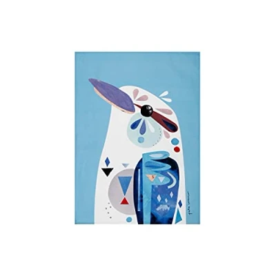 Imagen de Maxwell &amp; Williams Pete Cromer Paño de Cocina con Diseño Cucaburra 100% Algodón, 50 x 70 cm Azul