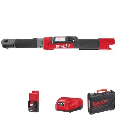 Imagen de Llave de trinquete MILWAUKEE Dinamómetro M12 COMBUSTIBLE ONEFTR12 201C 1 Batería 12V 2Ah Cargador 4933464970