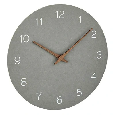 Imagen de TFA Dostmann 60.3054 Reloj de pared analógico (gris hormigón con pila)