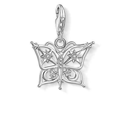 Imagen de Thomas Sabo Colgante de plata ley con diseño mariposa y circonita cúbica