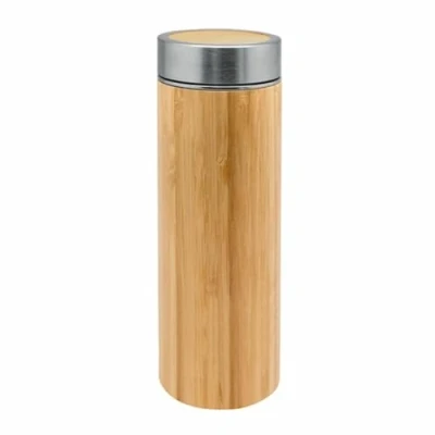 Imagen de NERTHUS FIH 800 Té 360 ml Acero, Doble Pared, Botella Infusor, Termo, Taza de Viaje, Tetera Cristal, 0.36 litros, Inoxidable
