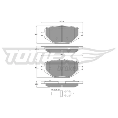 Imagen de Juego de pastillas TOMEX Brakes TX 60 42