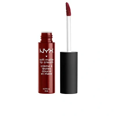 Imagen de NYX Professional Makeup Pintalabios Soft Matte Lip Cream, Acabado cremoso mate, Color ultrapigmentado, Larga duración, Fórmula vegana, Tono: Madrid