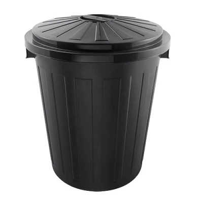 Imagen de keeeper Cubo polivalente con tapa cerrable, Muy grande, Plástico resistente (PP), 50 l, Grafito