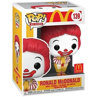 Imagen de Iconos de publicidad Funko Pop: McDonald&#039;s Ronald McDonald (Exclusivo Tailandia) #139