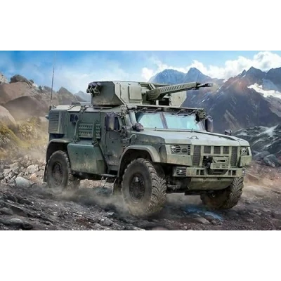 Imagen de Zvezda Maqueta de coche Typhoon Vdv 4x4 K 4386 Armored Car with Remote Control Module 3648 1/35º carro promocional