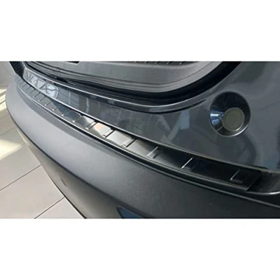 Imagen de Avisa Protector del Parachoques Trasero Inoxidable Negro Compatible con Mazda CX 30 2019 &#039;Ribs&#039;
