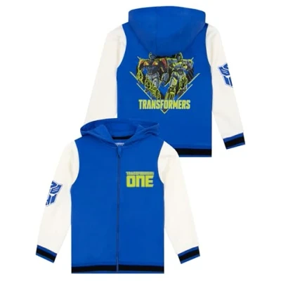 Imagen de Transformers Sudadera con Capucha Autobots Niños Optimus Prime Y Megatron Azul 4 5 años