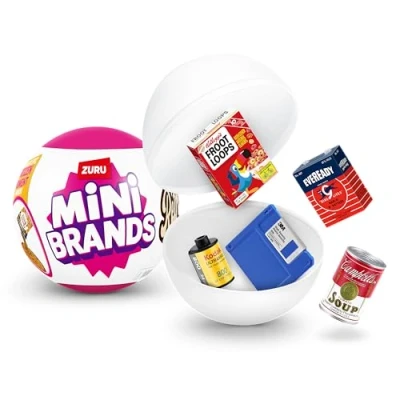 Imagen de Mini Brands Retro Capsule by ZURU, Surprise collectable minis, Blind Packaging, Themed collectables (1 Capsule)