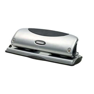 Imagen de REXEL 2100753 Taladro 4 agujeros gama PREMIUM modelo P425 color plata/negro