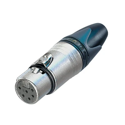 Imagen de CONECTOR XLR HEMBRA AEREA 6 POLOS