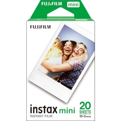 Imagen de Película fotográfica Fujifilm Instax Mini Brillo, 2 x 10 hojas, Blanco