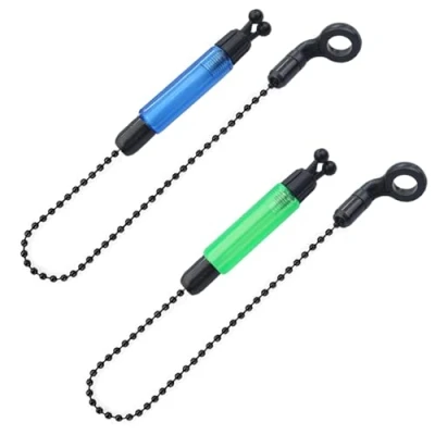 Imagen de HBERCAI Tackle Juego de 2 Básculas Pesca Carpa para Indicador Mordida,Carpa con Mordida,Alarma Azul,Verde