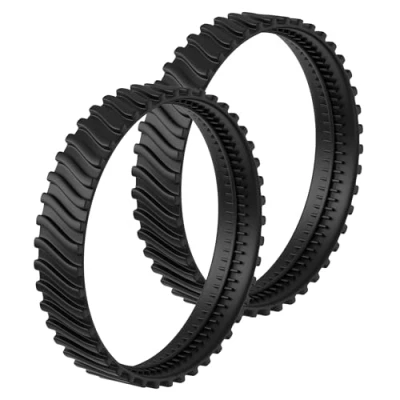 Imagen de PHONILLICO Lote de 2 orugas para Zodiac MX8 MX6 Rueda robot limpiador piscina, repuesto R0526100