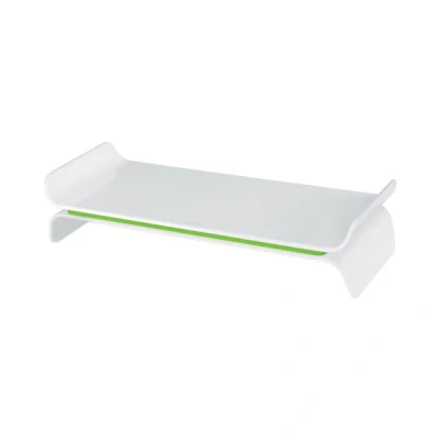 Imagen de Leitz 65040054 Soporte para monitor ajustable Ergo WOW, dos alturas seleccionables, Verde/Blanco