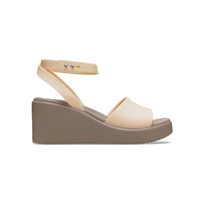 Imagen de Crocs Brooklyn Sandalias con plataforma, Mujer, Talla: 41, Shitake Zapatos