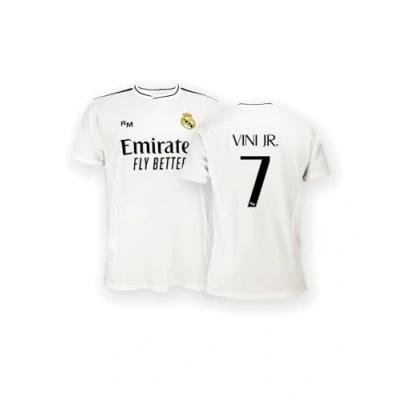 Imagen de Real Madrid Camiseta Primera Equipación Temporada 24/25, Vini Jr., Adulto L, Replica con Licencia Oficial