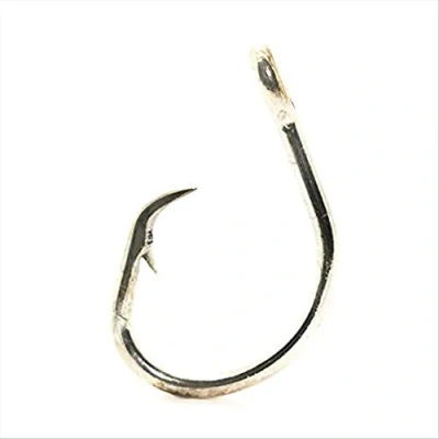 Imagen de Mustad Classic 2 Anzuelos de Pesca Circulares Duratin Punta Extra Fuerte para atún Pesado Menos Ganchos Profundos Captura y liberación, [Tamaño 10/0, Paquete 100]