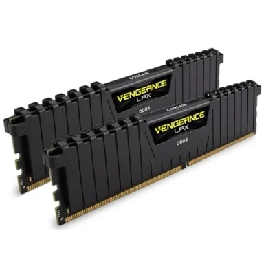 Imagen de Corsair CMK16GX4M2A2400C16 Vengeance LPX 16 GB (2 x 8 GB) DDR4 2400 MHz C16 XMP 2.0 Módulo de Memoria Alto Rendimiento, Negro