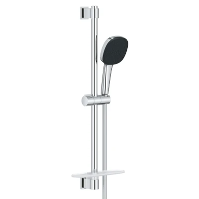 Imagen de GROHE Vitalio Comfort 110 Conjunto de barra ducha (teleducha, 600 mm, flexo 1.750 2 chorros), redondo, cromo, 26928001