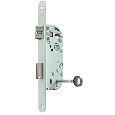 Imagen de Yale Cerradura empotrada con Llave, Eje 40 mm, Maletero de 135 Certificado NF Nivel 2 Y75R A40/B/SC Pestillo Reversible, Cabeza Punta Redonda Puerta Interior, Dormitorio, Oficina