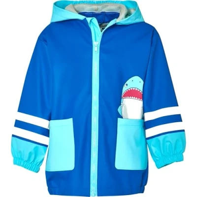 Imagen de Playshoes Chubasquero Abrigo para Lluvia, Hai, 92 Unisex niños
