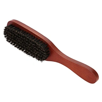 Imagen de Cepillo para Barba Hombre, Facial Barba, Rojo Cerdas de Madera, Bigote Afeitado Limpieza Barber Salon Tool Peine, Ideal Todos Los Tipos BarbaCepillo