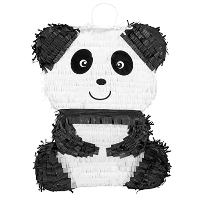 Imagen de Boland 30960 Piñata panda, tamaño 50 x 38 10 cm, oso blanco y negro, para cumpleaños, decoración, juego de fiesta, regalo