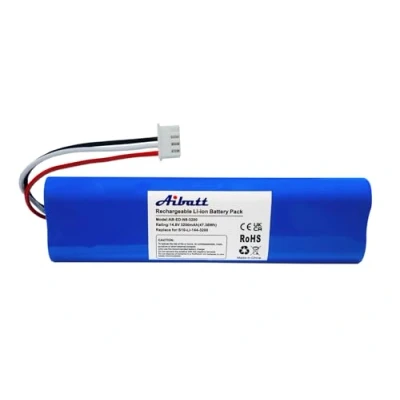 Imagen de Aibatt batería de ion litio 14,4 V, 3200 mAh, repuesto para Ecovacs Deebot N8, N8+, Ozmo 900, aspirador Home Cleaner, robot doméstico.