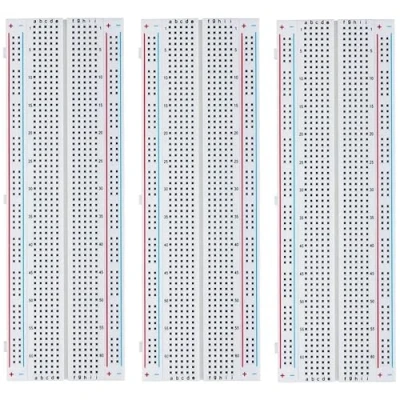 Imagen de MMOBIEL 3 piezas 830 circuitos de prototipos placas integrados pruebas sin soldaduras Compatible con Raspberry Pi 2 4. Bloques conexión distribución ProtoShield